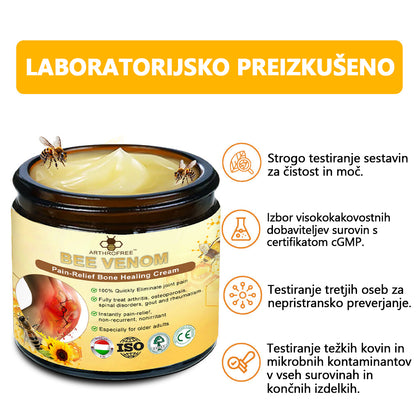 ArthroFree™ 🐝Zdravilna krema za artritis z čebeljim strupom in kurkumo - posebej oblikovana za zdravljenje ortopedskih bolezni in bolečin v sklepih 🍀