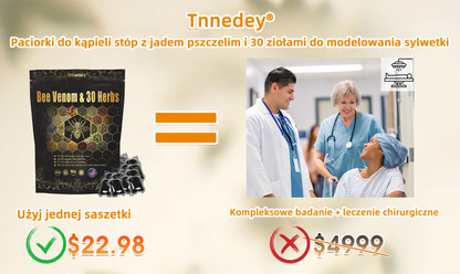 Ostatni dzień na 80% ZNIŻKI: 🌿 Tnnedey® 🌿 Kremowa terapia z jadem pszczelim i 30-częściowe detoksykacyjne kulki do kąpieli stóp dla modelowania sylwetki - Polecane przez Amerykańską Akademię Limfatyczną (ALA)